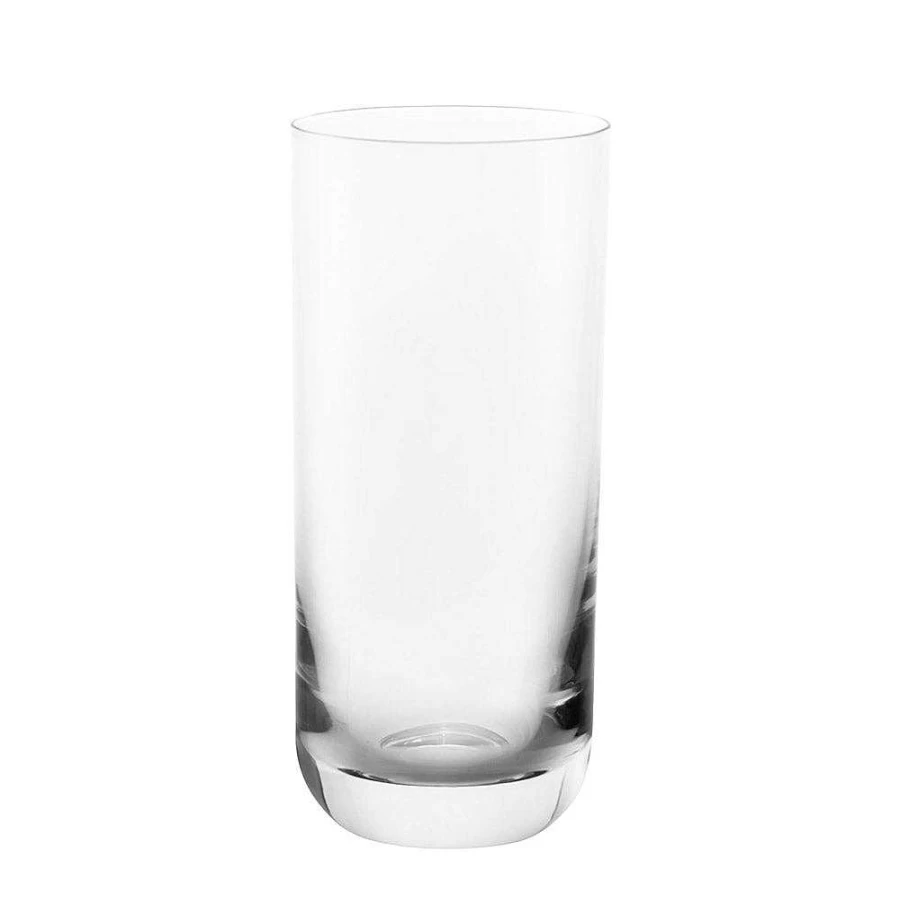Wheel and Barrow Hi Ball Glass Rona Classic - Set of 6 (430ml Each) - Premium Drinking Glasses for Cocktails and Beverages