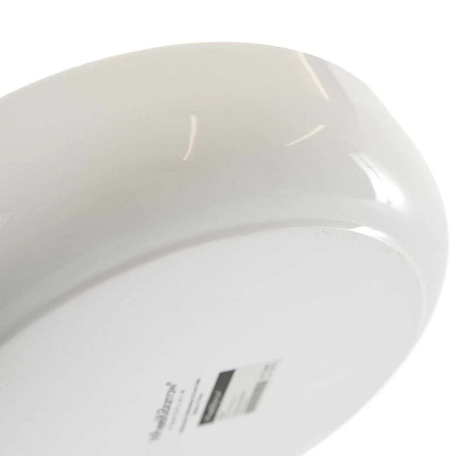 Wheel & Barrow 24cm White Porcelain Round Serving Bowl - Elegant Dinnerware