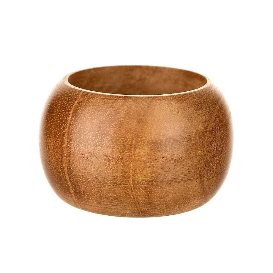 Wheel and Barrow Handcrafted Wooden Napkin Rings - Elegant Dining Table Decor