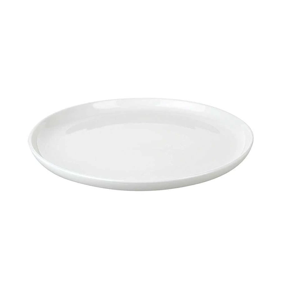 Wheel and Barrow 12-Piece White Bone China Coupe Dinner Set - Elegant Porcelain Tableware