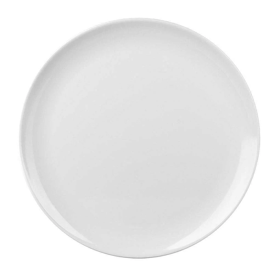 Wheel & Barrow 40cm White Melamine Cake Plate - Durable & Stylish Serving Dish for Parties & Events