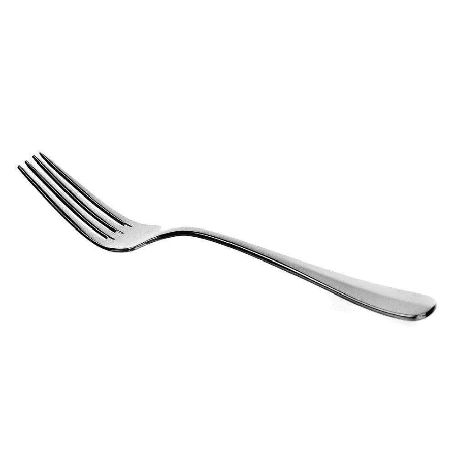 Wheel and Barrow 18/10 Stainless Steel Dessert Fork - 19cm Elegant Cutlery, Bogart Collection
