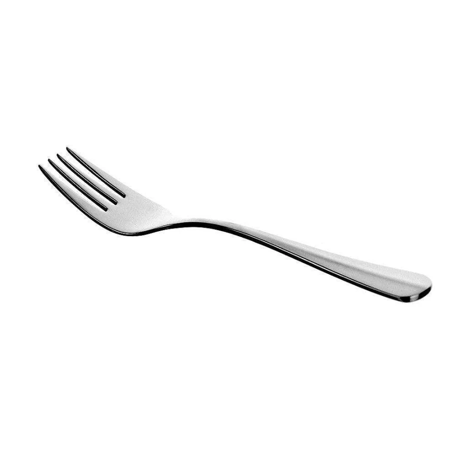 Wheel and Barrow 18/10 Stainless Steel Fruit Forks - Set of 4, 14cm, Elegant Dessert Utensils, Dishwasher Safe