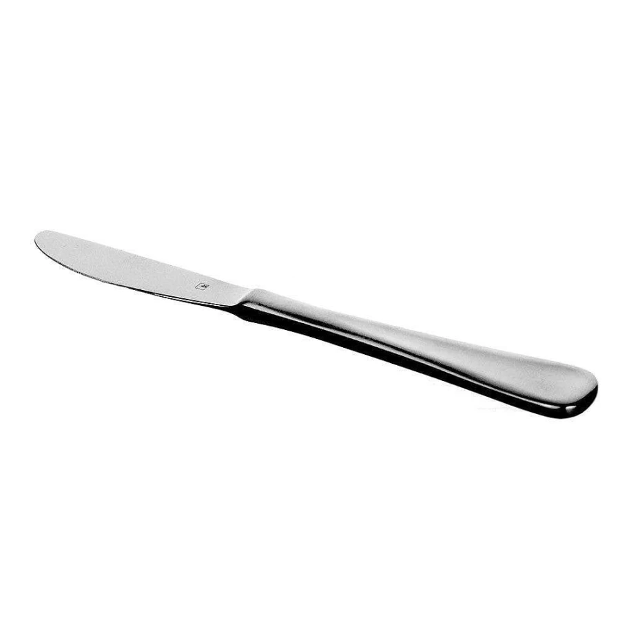 Wheel and Barrow 18/10 Stainless Steel Dessert Knife - 21cm Premium Cake Pastry Cutlery - Elite Dining Silverware