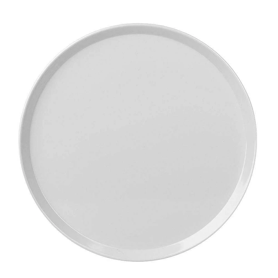 Wheel & Barrow 30cm White Melamine Cake Plate - Durable & Stylish Serving Dish for Desserts