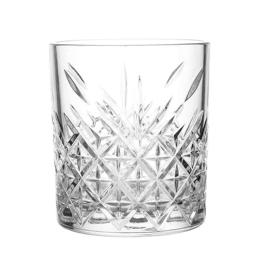 Wheel and Barrow Whisky Cut Glass Tumbler 355ml - Premium Crystal Drinking Glass for Scotch & Bourbon