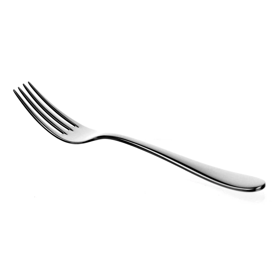 Wheel and Barrow 18/10 Stainless Steel Dessert Forks - Set of 4, 18cm Elegant Cake Forks for Caffe & Pastry, Dishwasher Safe