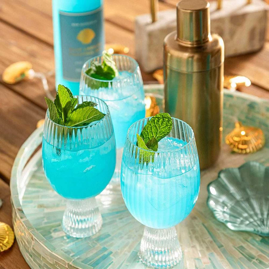 Wheel and Barrow Blue Lagoon Cocktail Mix - 750ml Premium Ready-to-Drink Party Beverage
