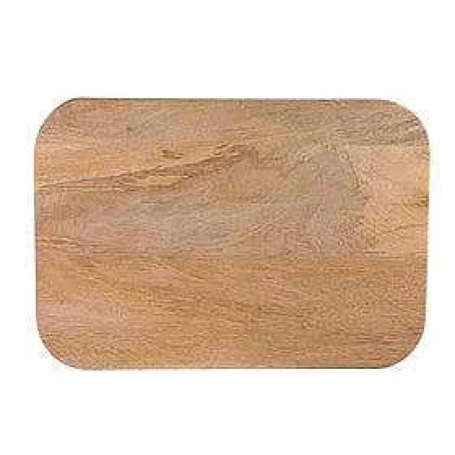 Wheel and Barrow Mango Wood Cutting Board 38x25cm - Durable Rectangular Kitchen Chopping Board 2.5cm Thick