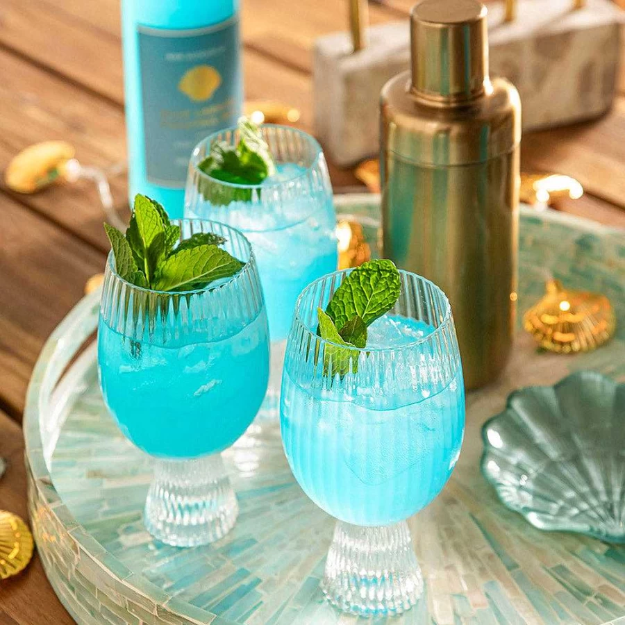 Wheel and Barrow Blue Lagoon Cocktail Mixer - 750ml Premium Ready-to-Drink Party Beverage