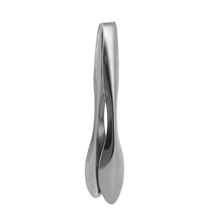 "Wheel and Barrow Mini 15Cm Stainless Steel Kitchen Tongs for Cooking and Serving"