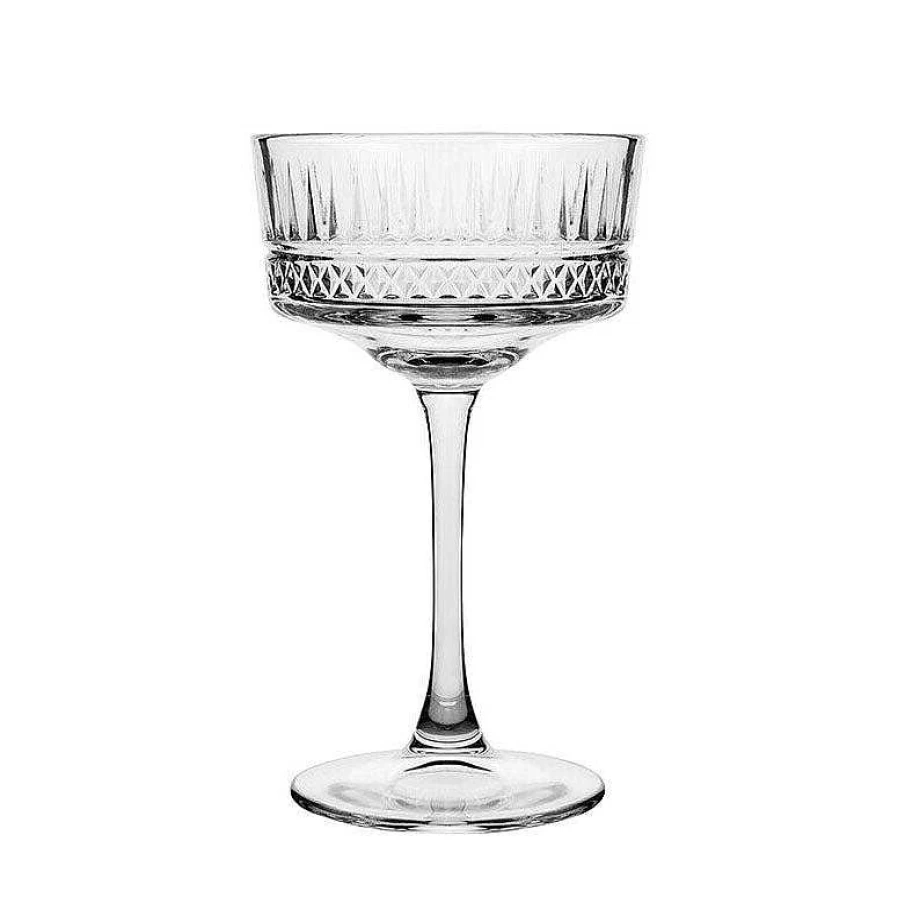Wheel & Barrow Elysia Champagne Coupe Glass - 260ml Elegant Crystal Flute for Celebrations