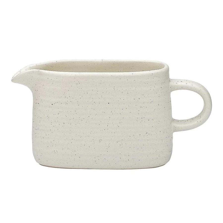 Wheel and Barrow Calico Gravy Jug - 305ml (8x7x9cm) Eco-Friendly Ceramic Creamer Pitcher