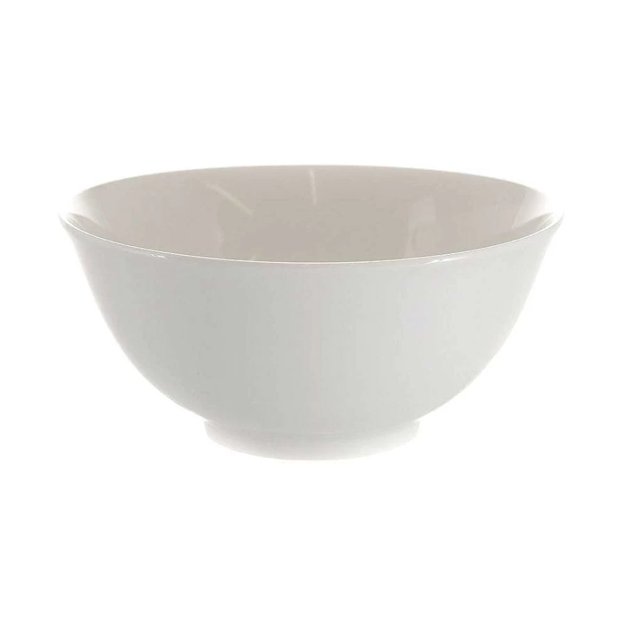 Wheel & Barrow White Porcelain Noodle Bowl - 18cm Diameter, Classic Design for Asian Cuisine