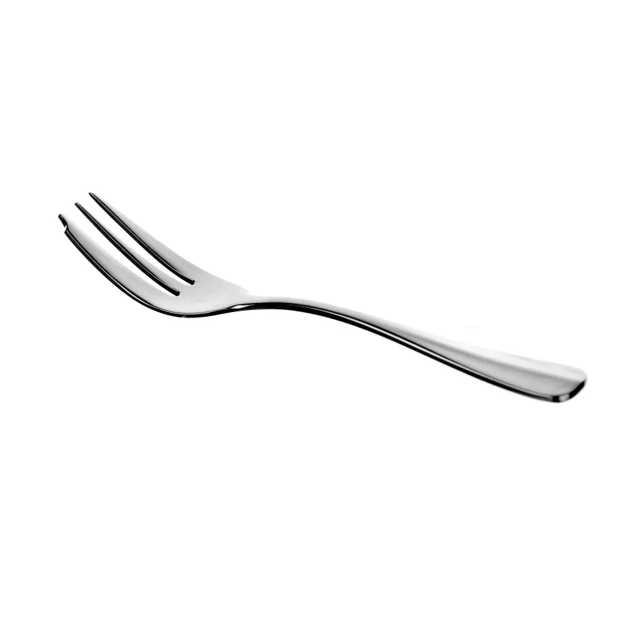 Wheel and Barrow Stainless Steel Cake Fork - 15cm Dessert Fork, 18/10 Stainless Steel, Elegant Bogart Design