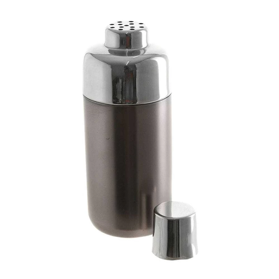 Wheel and Barrow Venice 500ml Brushed Silver Cocktail Shaker for Professional Mixing