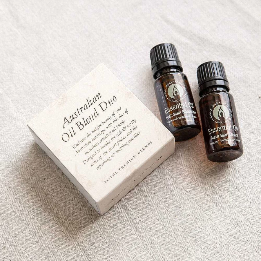 Wheel and Barrow Australian Essential Oil Blend Duo - Pure Aromatherapy Oils Set