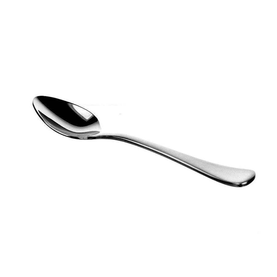Wheel and Barrow Premium 18/10 Stainless Steel Coffee Spoon - Elegant and Durable Dessert Spoon for Espresso or Tea
