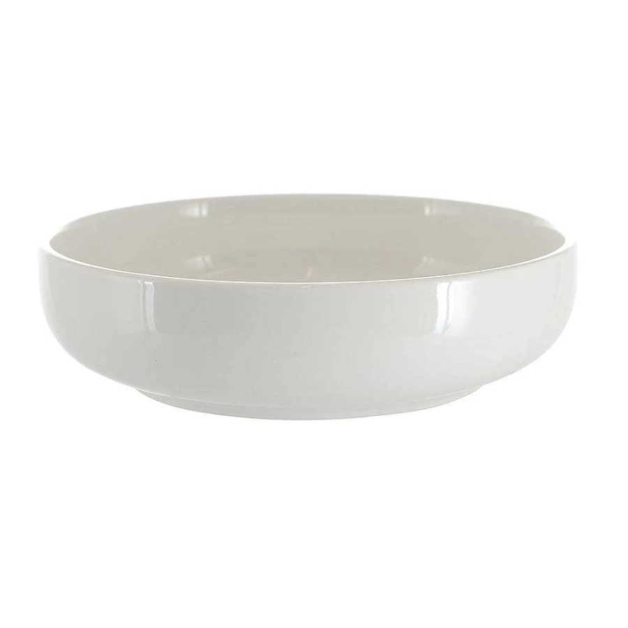 "Wheel & Barrow 21cm White Porcelain Round Bowl – Elegant Dining & Serving Dish"