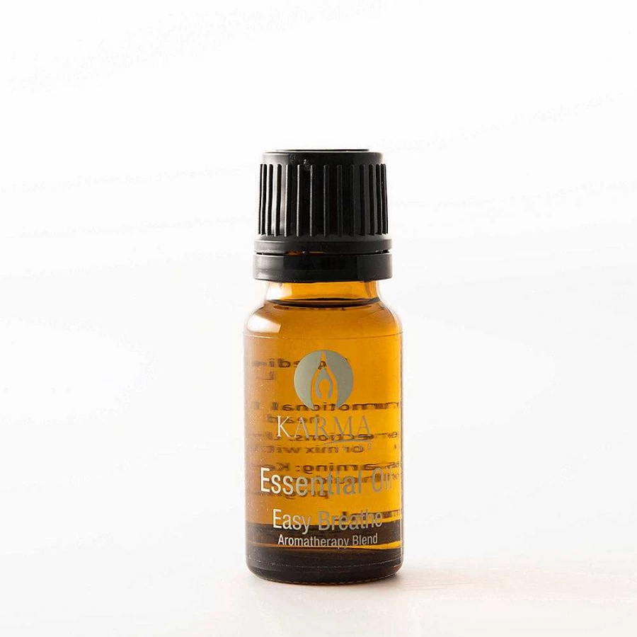 Wheel and Barrow Easy Breathe Essential Oil Blend - 12mL for Respiratory Support & Aromatherapy