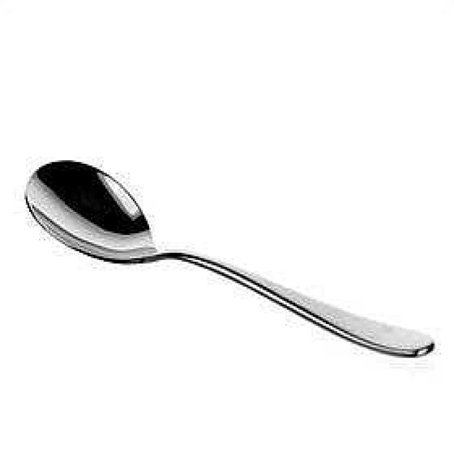 Wheel and Barrow 18/10 Stainless Steel Fruit Spoon 14Cm - Durable Cafe Dessert Cutlery
