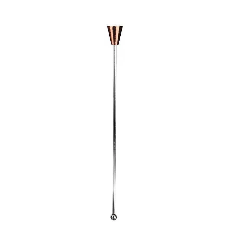 "Wheel and Barrow 21cm Copper Stirrer Tip - Heavy Duty Mixing Tool for Cooking and Baking"