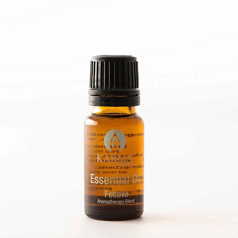 "Wheel and Barrow Festive Essential Oil Blend - 12mL Aromatherapy Holiday Scent"