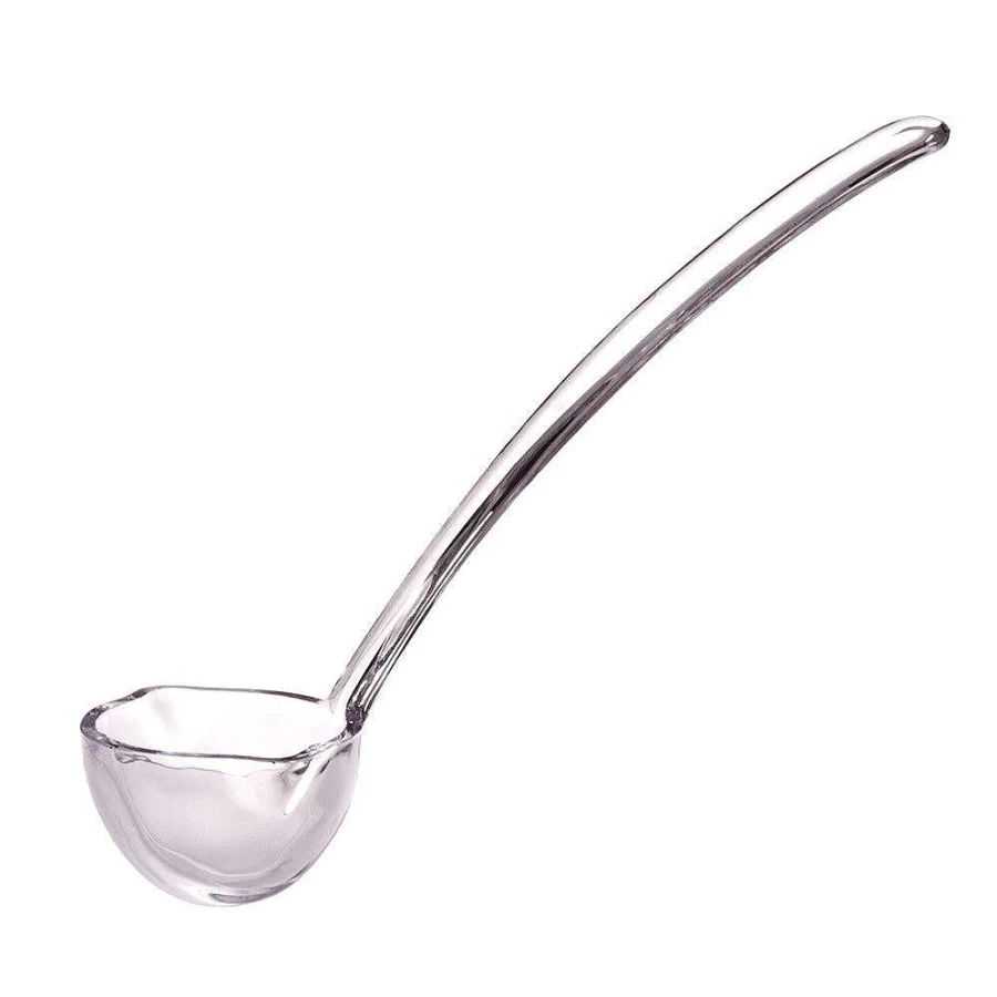 Wheel and Barrow Acrylic Ladle - Durable Plastic Serving Spoon for Kitchen & Dining - BPA-Free, Lightweight, and Shatter-Resistant