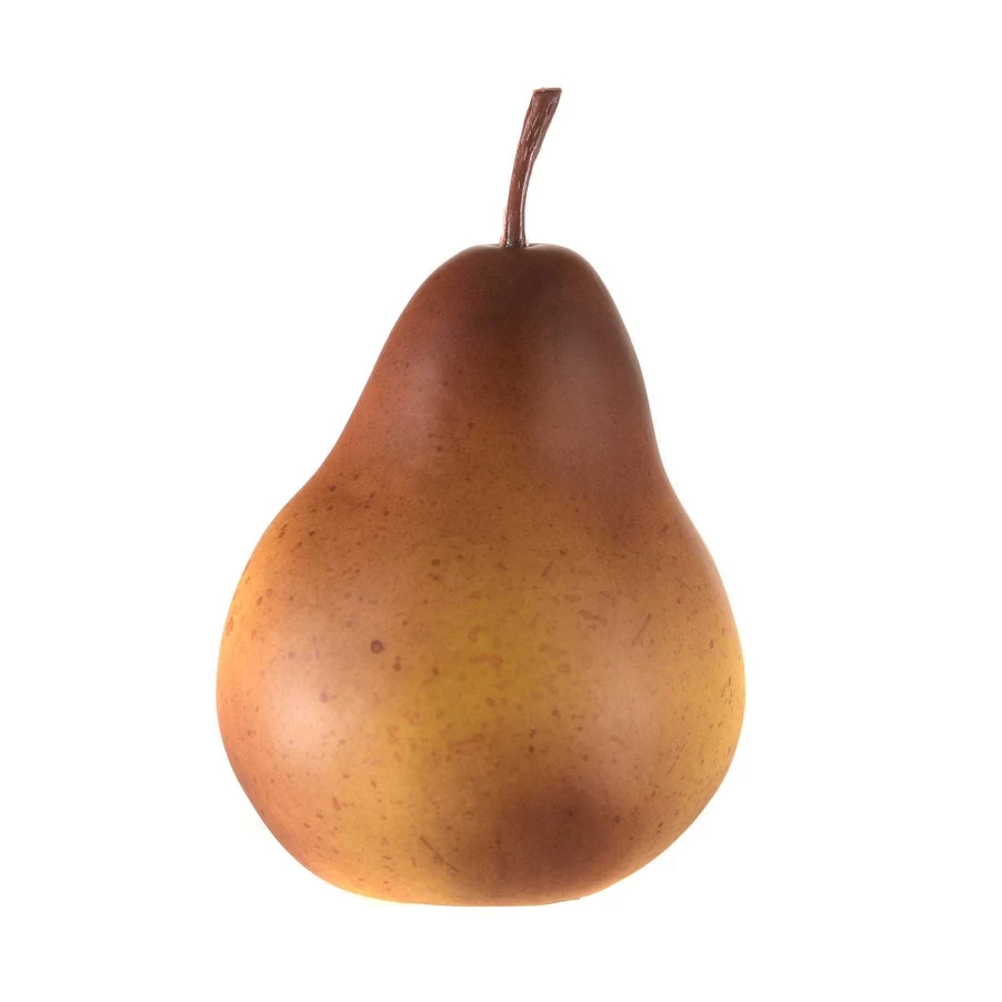 Wheel and Barrow Artificial Brown Pear - Realistic Fake Pears for Home Decor