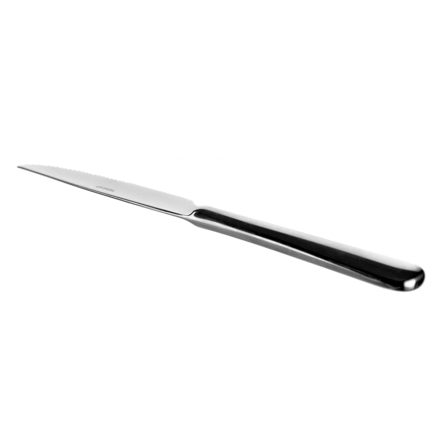 Wheel and Barrow Steak Knife Set 23cm - 18/10 Stainless Steel Blades - Premium Caffe Series Steak Knives for Dining