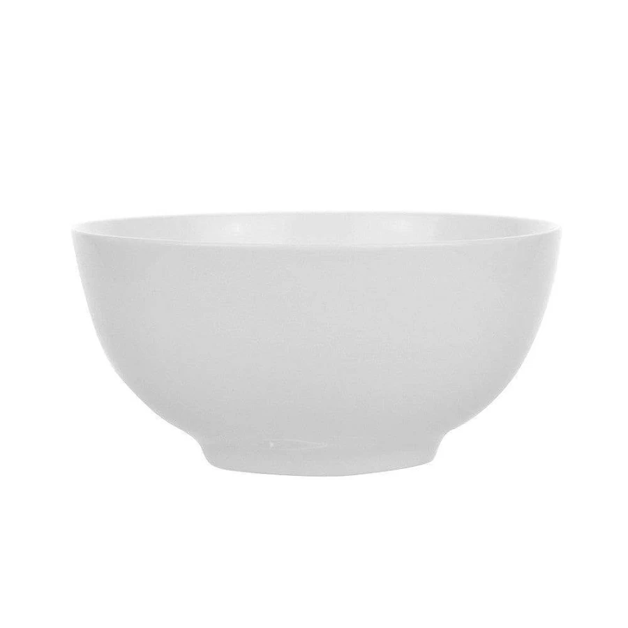 Wheel and Barrow White 13cm Bone China Noodle Soup Bowl - Elegant Dining Tableware