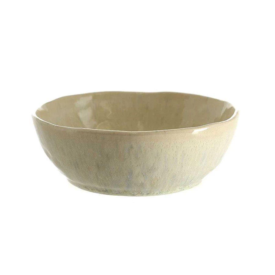 Wheel and Barrow 14cm Stoneware Bowl - Matte Speckle Cream Finish - 5cm Height - Durable Ceramic Dish