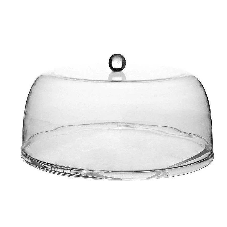 Wheel and Barrow 31cm Clear Acrylic Cake Dome Display Cover for Desserts and Pastries
