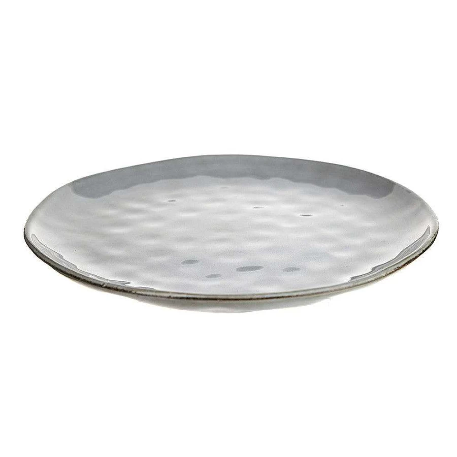 Wheel and Barrow Light Blue 29cm Stoneware Dinner Plate - Durable Ceramic Plate for Dining