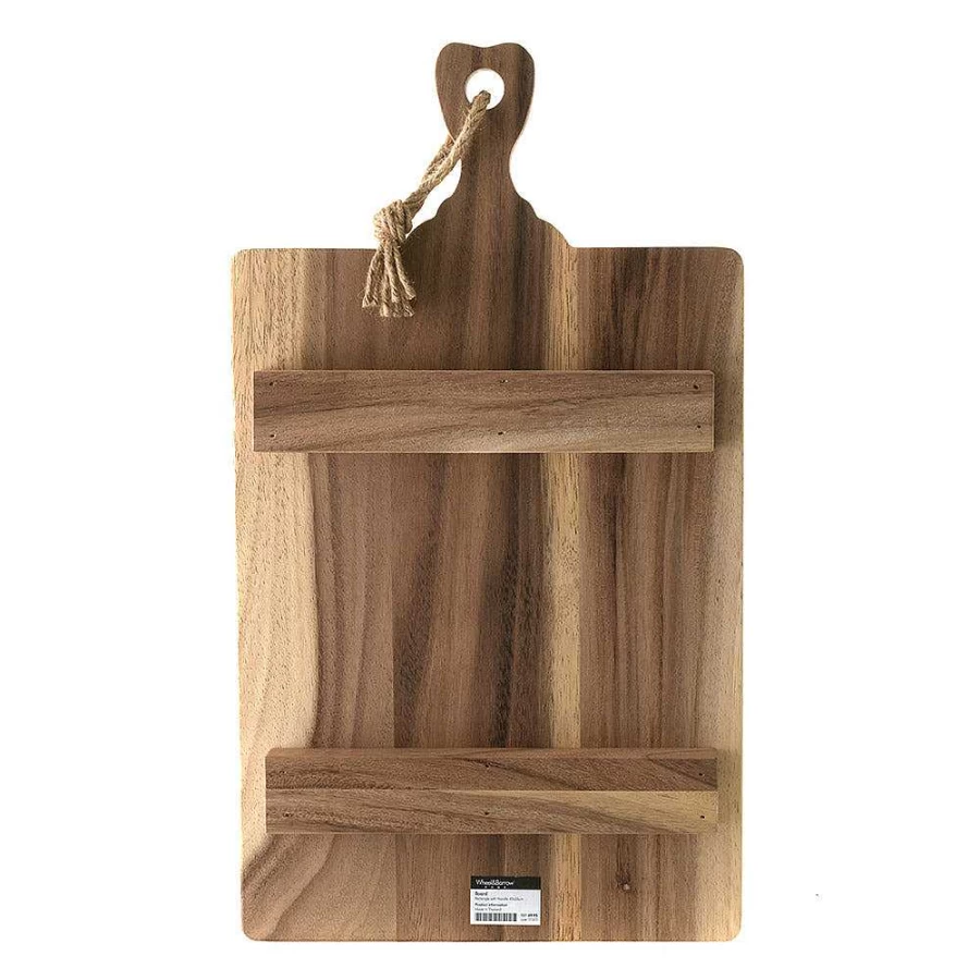 Wheel and Barrow 45x26cm Rectangle Board with Handle - Durable Gardening and Carrying Tray