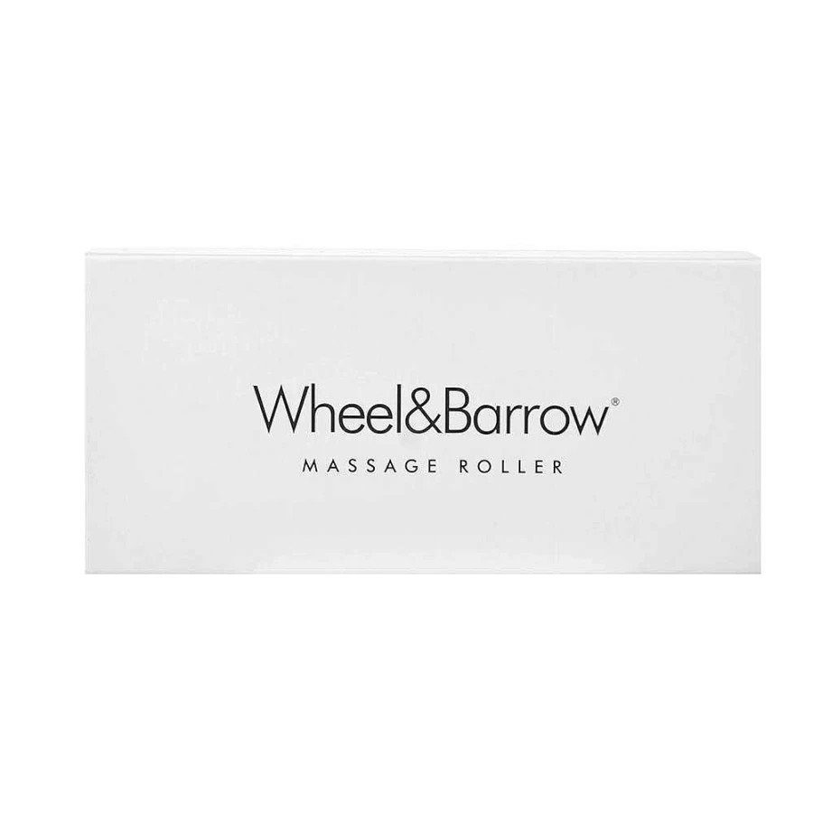 "Wheel and Barrow Rose Quartz Facial Massage Roller for Skin Rejuvenation & Relaxation"