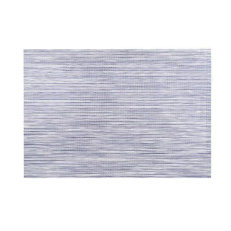 Wheel & Barrow PVC Placemat - Blue and White Speckled Design - 33x48cm Rectangle Table Mat - Waterproof & Non-Slip Dining Mat