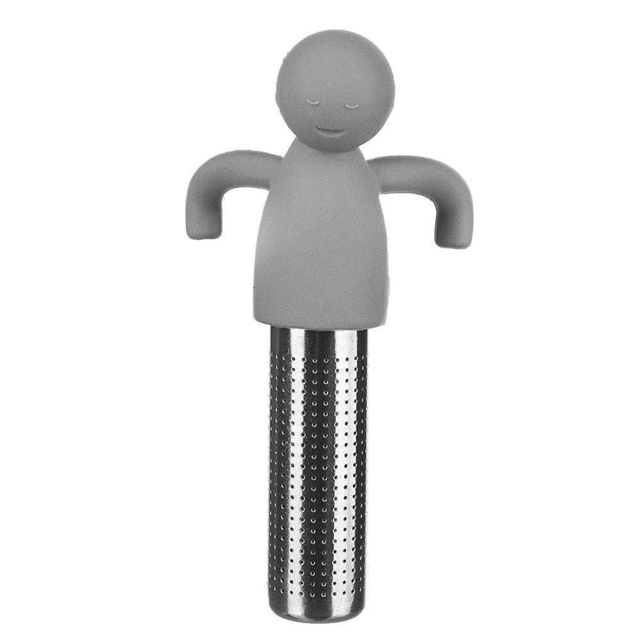 "Wheel and Barrow Novelty Tea Infuser with Figurine Top – Fun & Functional Loose Leaf Tea Strainer"