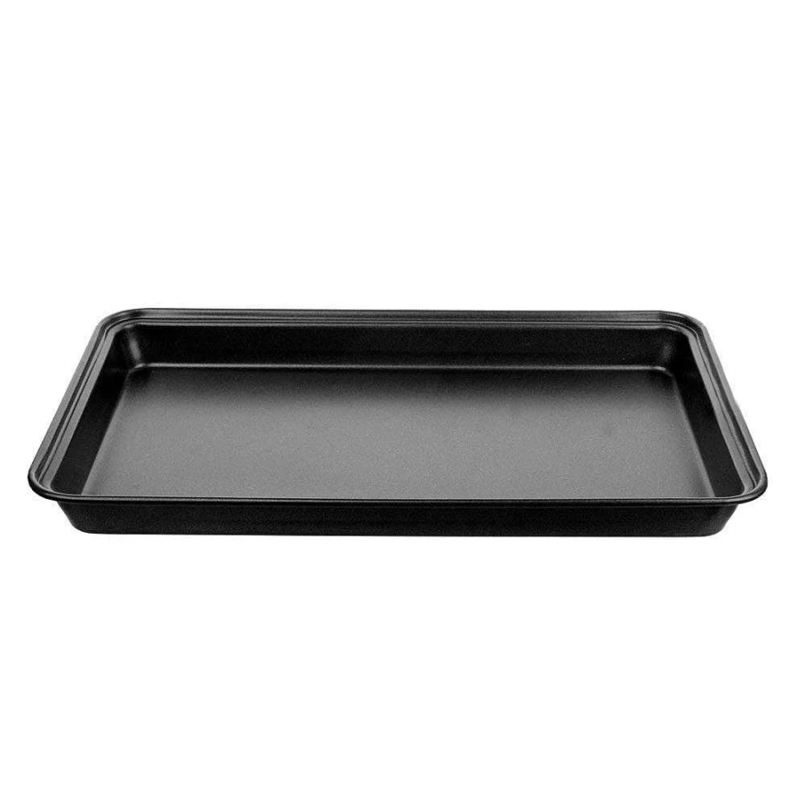 Wheel and Barrow 34x20cm Brownie Baking Pan - Masterpro Non-Stick Rectangular Cake Tray