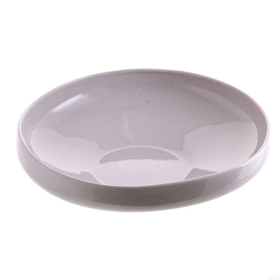 Wheel and Barrow Organic Lilac Ceramic Platter - 30x29x6.5cm Atomic Reactive Glaze Serving Dish
