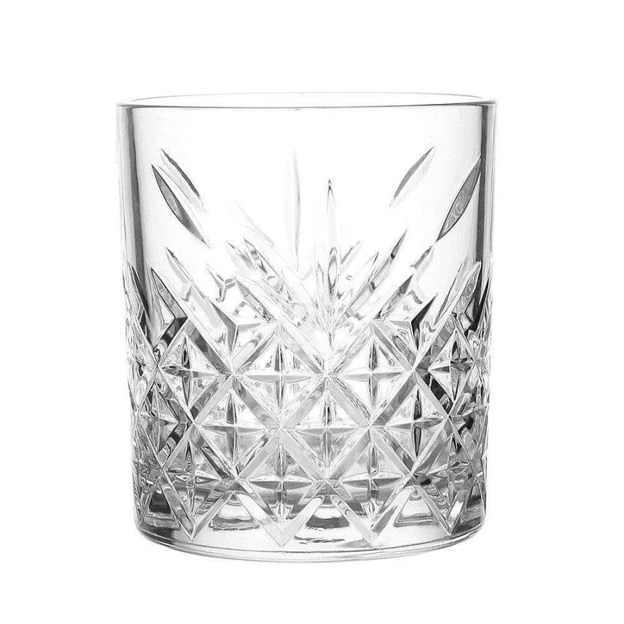 Wheel and Barrow Whisky Cut Glass Tumbler 355ml - Elegant Crystal Drinking Glass for Scotch & Bourbon