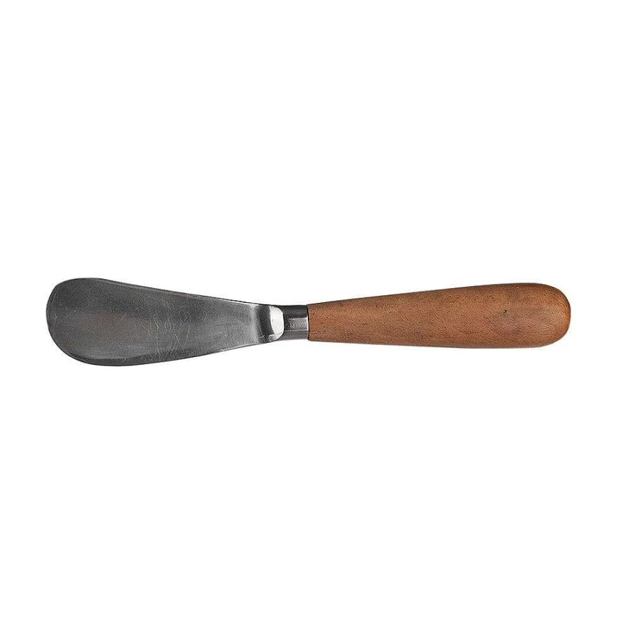 "Wheel and Barrow 15Cm Wooden Handle Spreader Knife - High-Quality Garden Tool"