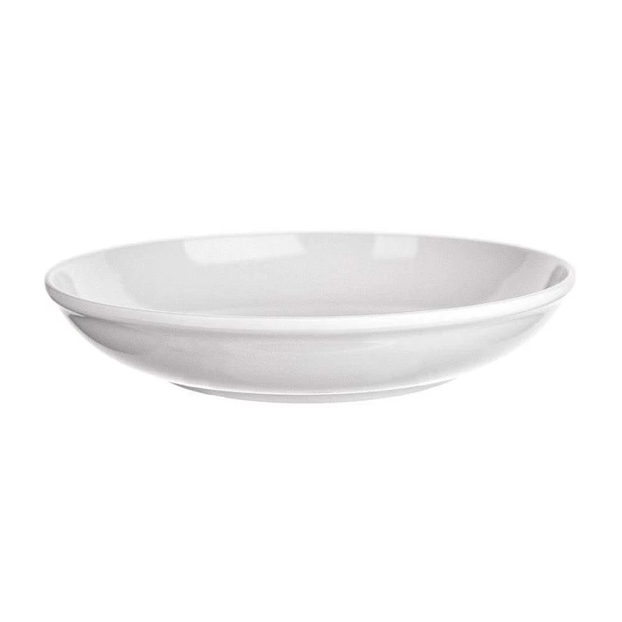 Wheel and Barrow 25cm Deep Round Melamine Bowl - Durable & Lightweight Dishware for Dining