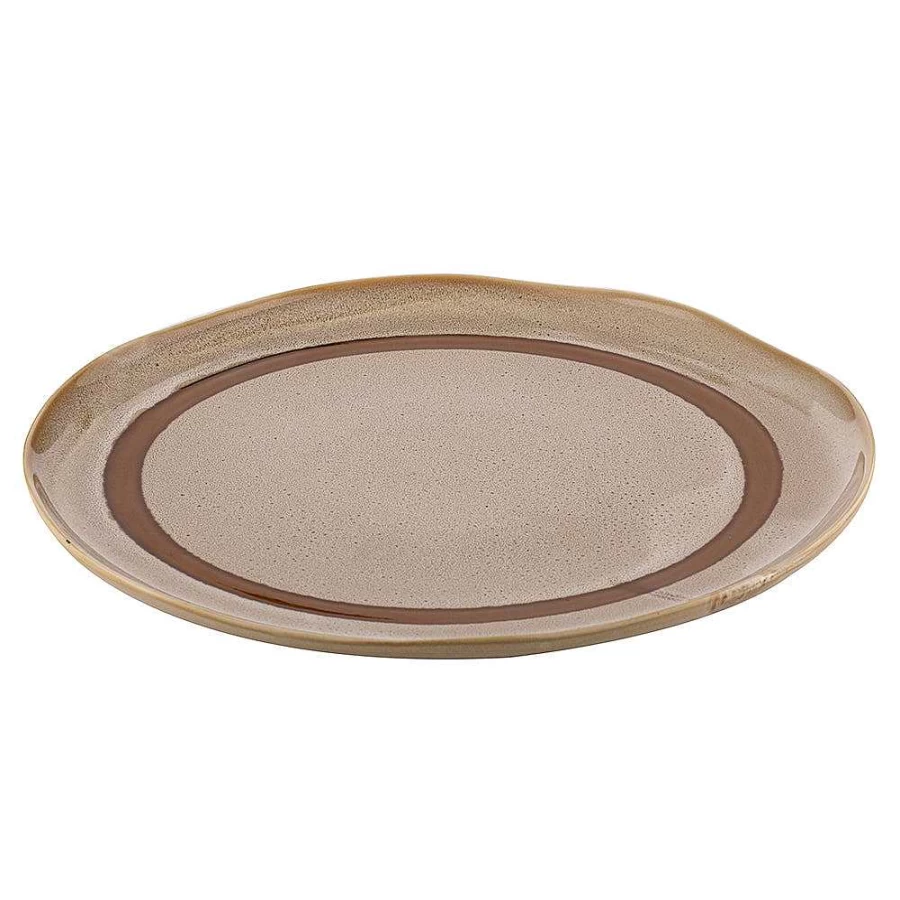 Wheel and Barrow Haven Round Serving Platter 33cm - Stylish Dinnerware for Entertaining
