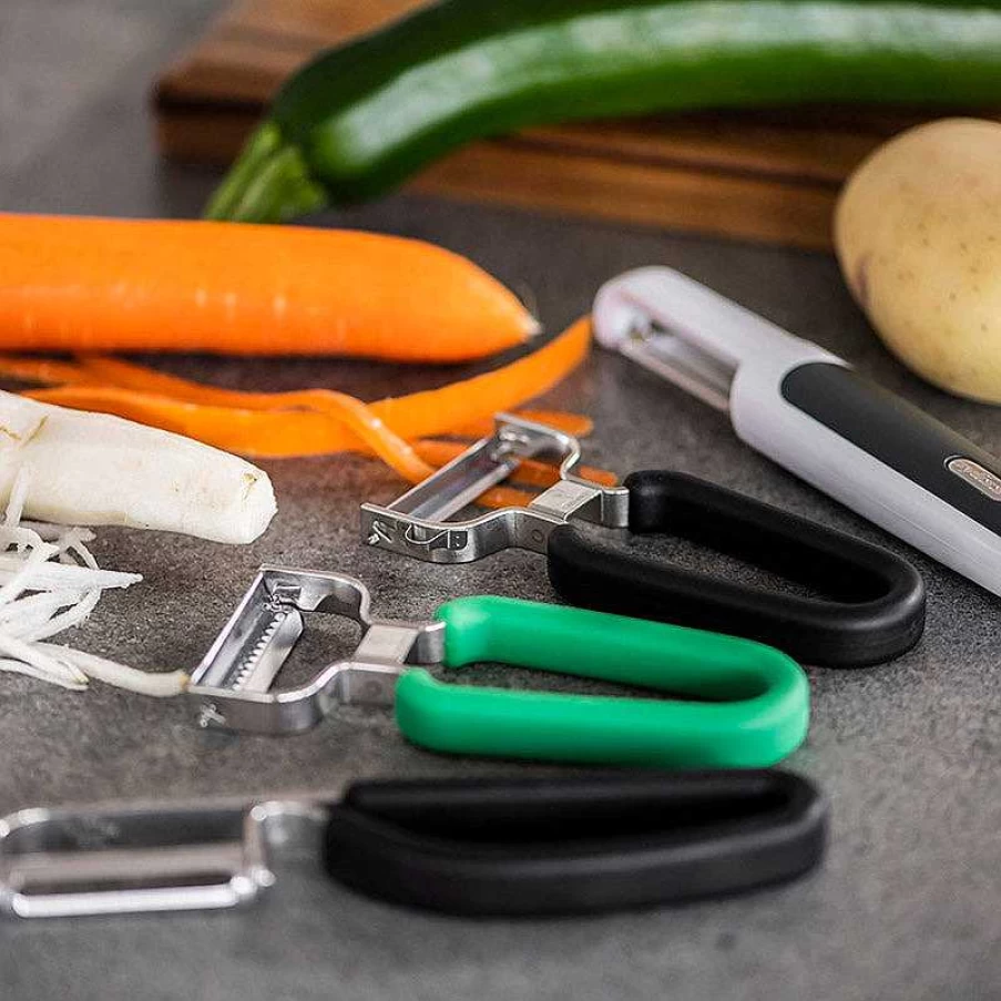 "Wheel and Barrow Julienne Peeler – Premium Vegetable Stripper for Kitchen"