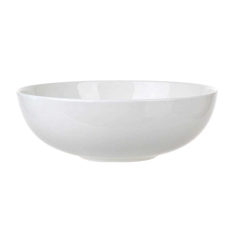 Wheel and Barrow 12-Piece White Bone China Coupe Dinner Set - Elegant Porcelain Tableware Service for 4