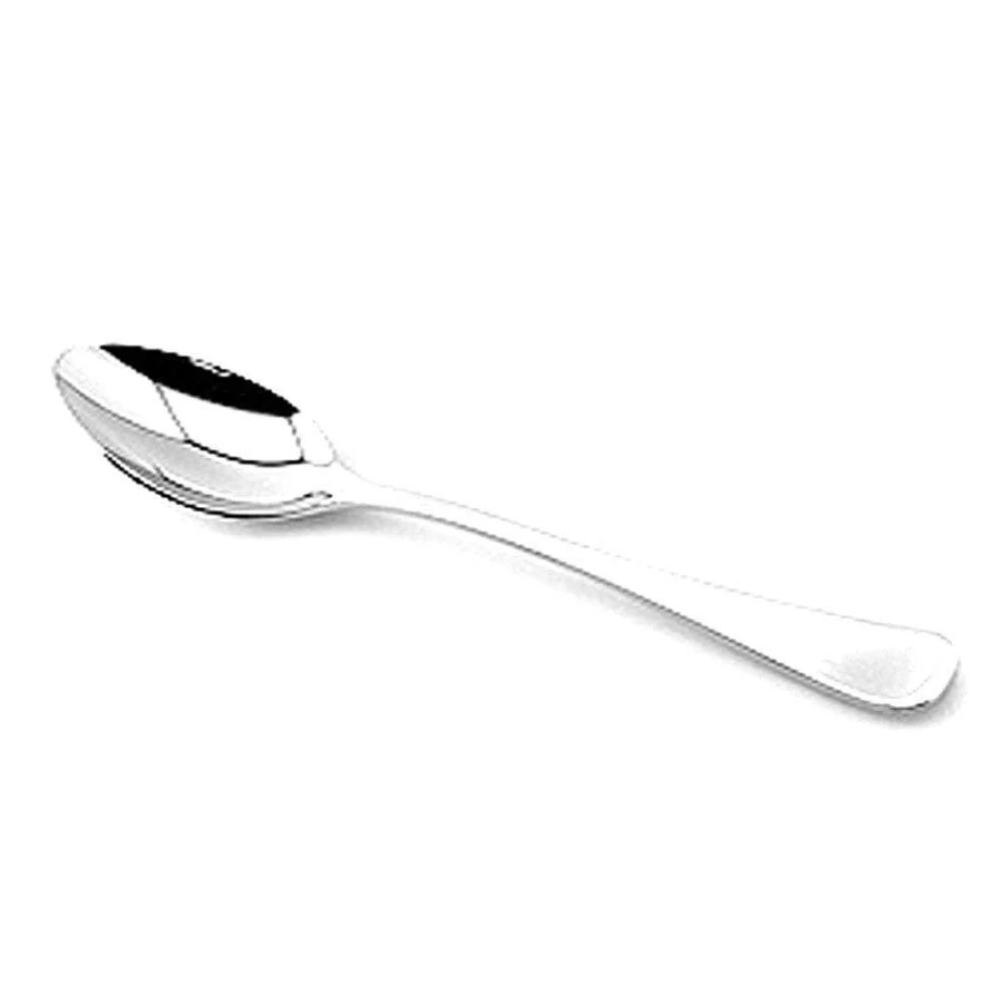 Wheel and Barrow 18/10 Stainless Steel Dessert Spoon - 18cm Elegant and Durable Silverware