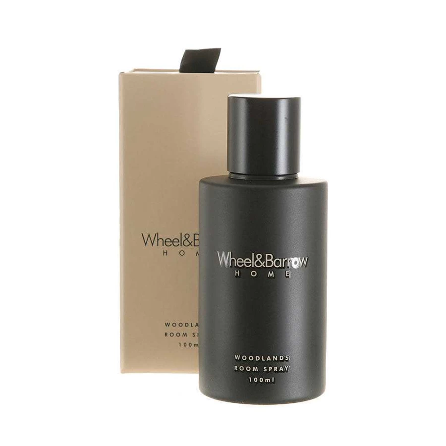 Wheel and Barrow Woodlands Scented Room Spray 100ml - Natural Air Freshener for Home