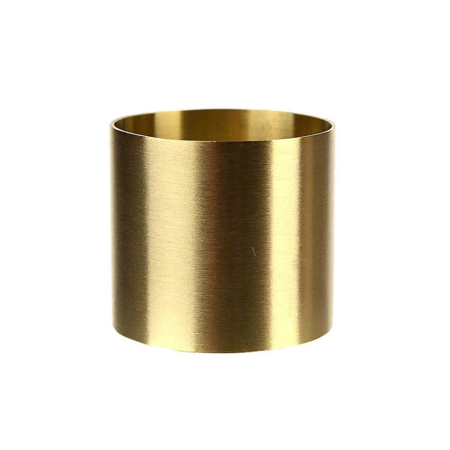 Wheel and Barrow Brushed Brass Napkin Ring - Elegant Tableware for Dining Decor
