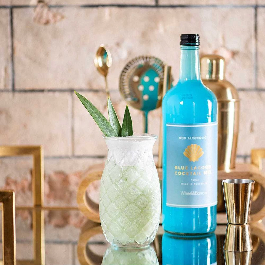 Wheel and Barrow Blue Lagoon Cocktail Mix - 750ml Premium Ready-to-Drink Party Beverage